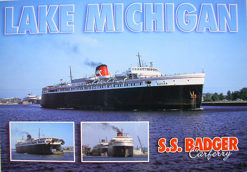 Post Card - Ludington SS Badger Carferry Service (Pack of 50) - 14721