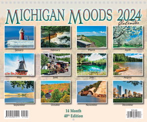 2024 - Calendar Michigan Moods - 34170