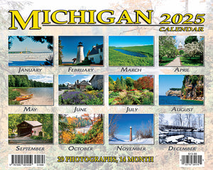 2025 - Calendar 8X10 Michigan Engagements - 34174