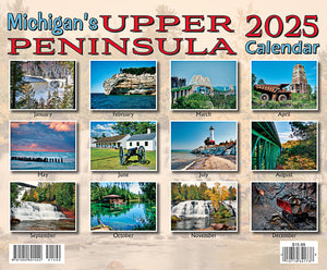 2025 - Calendar Upper Peninsula in Michigan - 34178