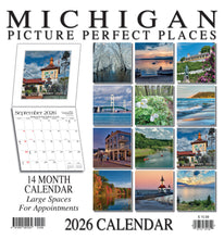 2026 Michigan Picture Perfect Places Calendar - 34182