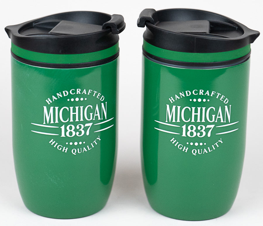 56061 - Travel Tumbler 12 oz. Michigan Handcrafted 1837