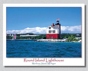 Closeout - Round Island Lighthouse Poster - 70014