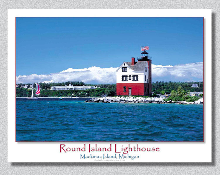 Closeout - Round Island Lighthouse Poster - 70014