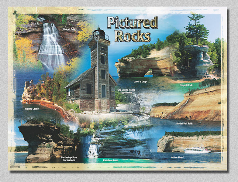 Closeout - Pictured Rocks Poster -70018