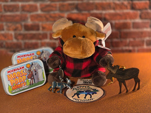 EXCLUSIVE - Christmas Moose Plush with 2 Moose Poop Tin, Moose Key Chain, Moose Sticker, Moose Ornament - 2025PLU2