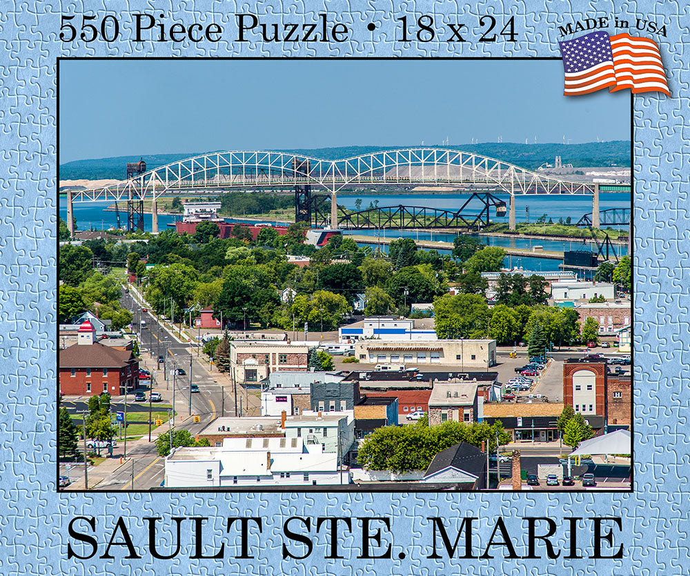 Sault Ste. Marie Puzzle (USA Made) - 1071924244