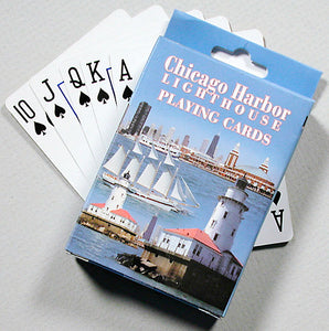 Playing Cards - Chicago Harbor Lighthouse - 1071924187