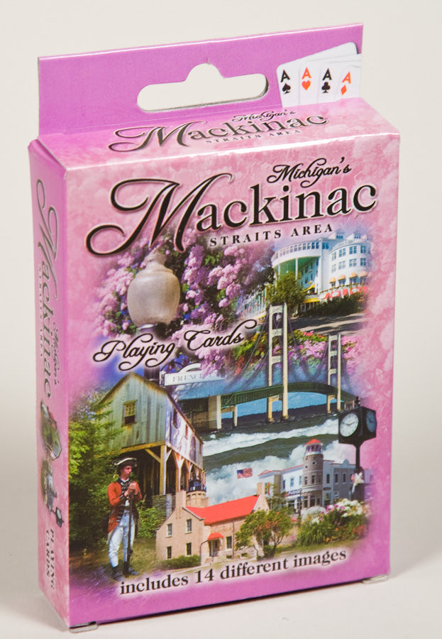 Playing Cards - 14 View Mackinac - 1071924226