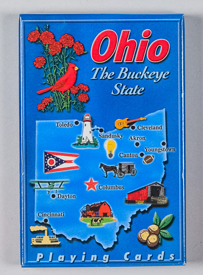 Playing Cards - Ohio Map - 1071924229