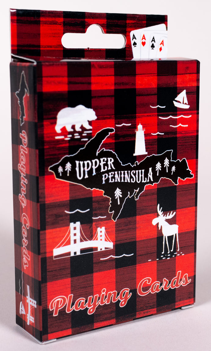 Playing Cards - Upper Peninsula Plaid Theme - 24247