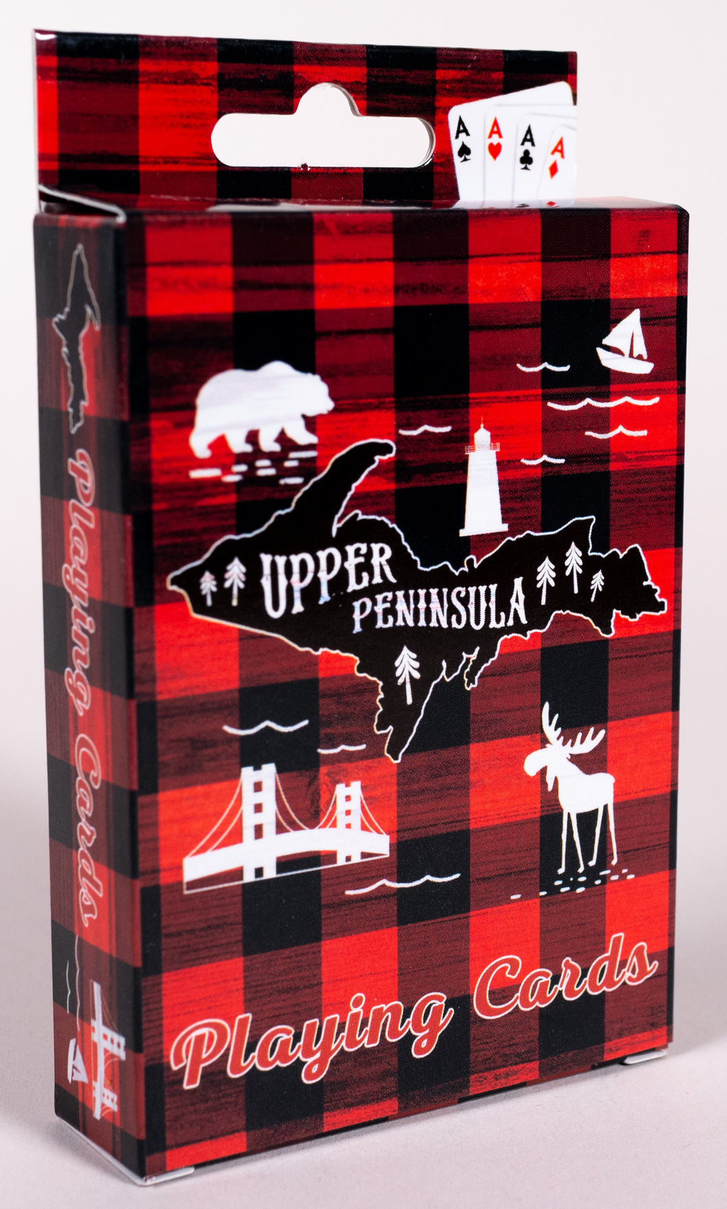 Playing Cards - Upper Peninsula Plaid Theme - 1071924247