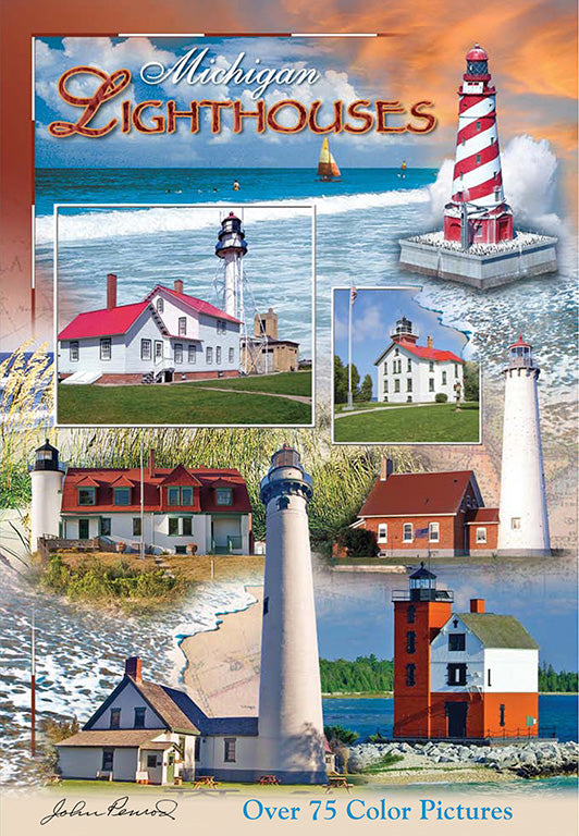 Michigan Lighthouses - 7x10 Book - 1071930112