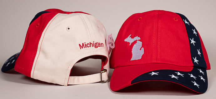 Hat Michigan - Red White & Blue - 83012