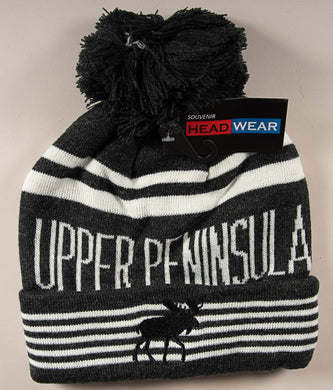 Upper Peninsula Stocking Hat - Moose - Black - 1071983100